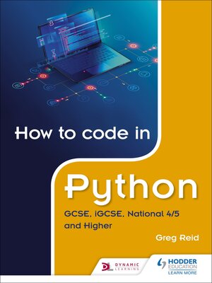 cover image of How to code in Python